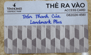 thẻ ra vào Landmark Plus